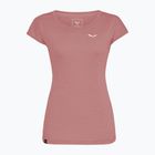 Dámske tričko Salewa Puez Melange Dry desert pink melange