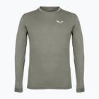 Pánske tričko longsleeve Salewa Puez Melange Dry faded green melange