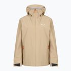 Dámska bunda do dažďa Salewa Puez Aqua 4 PTX 2.5L quicksand