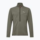 Pánska trekingová mikina Salewa Puez Cammio Polarlite Half Zip Faded Green