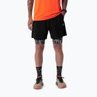 Pánske bežecké šortky DYNAFIT Trail 2IN1 black out overcast