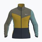 Pánska trekingová mikina Salewa Puez Cammio PL faded green/multi