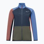Dámska trekingová mikina Salewa Puez Cammio PL Blueberry/Multi