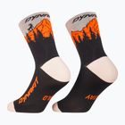 Lyžiarske ponožky DYNAFIT Traverse Mid black out ultra orange/4220