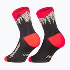 Lyžiarske ponožky DYNAFIT Traverse Mid black out ultra coral/6a10