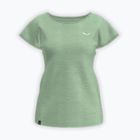 Dámske trekingové tričko Salewa Puez Melange Dry pastel green melange