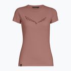 Dámske tričko Salewa Solid Dry desert pink