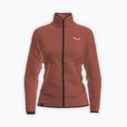 Dámska trekingová mikina Salewa Puez Warm Full Zip etruscan red