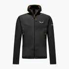 Pánska fleecová mikina Salewa Ortles Fleece Pro Hooded Black Out
