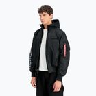 Pánska bunda Alpha Industries MA-1 D-Tec Sleeve Embroidery Bomber black/reflective