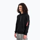 Pánska mikina Alpha Industries Puff Print Hoodie black