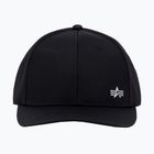 Šiltovka Alpha Industries Metal Label rep black/metalsilver