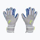 Detské brankárske rukavice Reusch Attrakt Freegel Silver Finger Support Junior sivé 5272230-6006