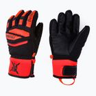 Detské lyžiarske rukavice Reusch Worldcup Warrior Prime R-Tex XT black/red 62/71/244
