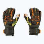 Reusch Attrakt Grip Finger Support Brankárske rukavice zeleno-oranžové 5371-5556