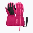 Detské lyžiarske rukavice Reusch Tom fuchs purp/knockout pink