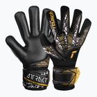 Rukavice brankárske  Reusch Attrakt Silver NC Finger Support black/gold/white/black