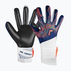 Brankárske rukavice Reusch Pure Contact Silver premium modrá/elektrická oranžová/čierna