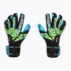 Brankárske rukavice Reusch Attrakt Aqua black/fluo lime/aqua