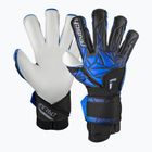 Detské brankárske rukavice Reusch Attrakt RE:GRIP black/electric blue