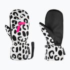 Detské lyžiarske rukavice  Reusch Carter R-Tex XT Junior Mitten white/grey leopard