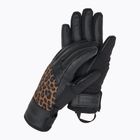 Dámske lyžiarske rukavice Reusch Beatrix R-Tex XT black/brown leopard