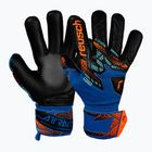 Brankárske rukavice Reusch Attrakt Infinity NC Junior electric blue/shocking orange/black
