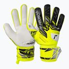 Detské brankárske rukavice Reusch Attrakt Grip Junior safety yellow/silver