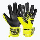 Detské brankárske rukavice Reusch Attrakt Gold X NC Junior safety yellow/silver/black