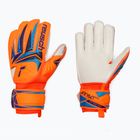 Detské brankárske rukavice Reusch Attrakt Advance Junior shocking orange/blue