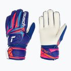 Detské brankárske rukavice Reusch Attrakt Solid Junior sharp blue/white/shocking orange