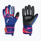 Detské brankárske rukavice Reusch Attrakt Infinity Evolution NC Junior sharp blue/shocking orange/black