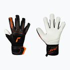 Brankárske rukavice Reusch Attrakt Advance Finger Support black/shocking orange