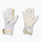 Detské brankárske rukavice Reusch Attrakt AB1 Advance Junior white/gold