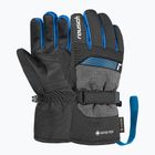 Detské lyžiarske rukavice Reusch Rocket GORE-TEX black/black melange/brilliant blue