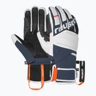 Lyžiarske rukavice Reusch Speed Project white/dress blue