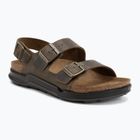 Pánske sandále BIRKENSTOCK Milano Crosstown Oiled Leather Regular faded khaki