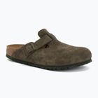 Šľapky BIRKENSTOCK Boston Suede Leather thyme