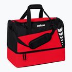 Tréningová taška ERIMA Six Wings Sports Bag With Bottom Compartment 35 l red/black