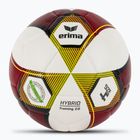 ERIMA Hybrid Training 2.0 červená/limetková futbalová lopta veľkosť 4