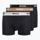 Hugo Boss Trunk Power pánske boxerky 3 páry čierne 50489612-982