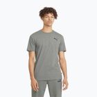 Pánske tričko PUMA Ess Small Logo Tee medium gray heather/medium gray heather/cat