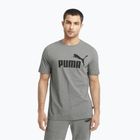 Pánske tričko PUMA Ess Logo Tee medium gray heather