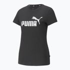 Dámske tričko PUMA ESS+ Metallic Logo Tee puma black/silver metallic