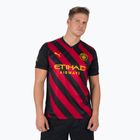 Pánske futbalové tričko PUMA Mcfc Away Jersey Replica čierno-červené 765722