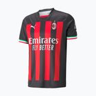 Pánske futbalové tričko PUMA ACM Home Jersey Replica čierno-červené 765824 1