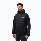 Pánska bunda 3v1 Jack Wolfskin Jasper 3In1 black
