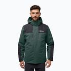 Pánska bunda 3v1 Jack Wolfskin Jasper 3In1 black olive