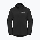 Dámska softshellová bunda Jack Wolfskin Feldberg Hoody black