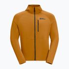 Pánska fleecová mikina Jack Wolfskin Kolbenberg Hooded Fz safflower